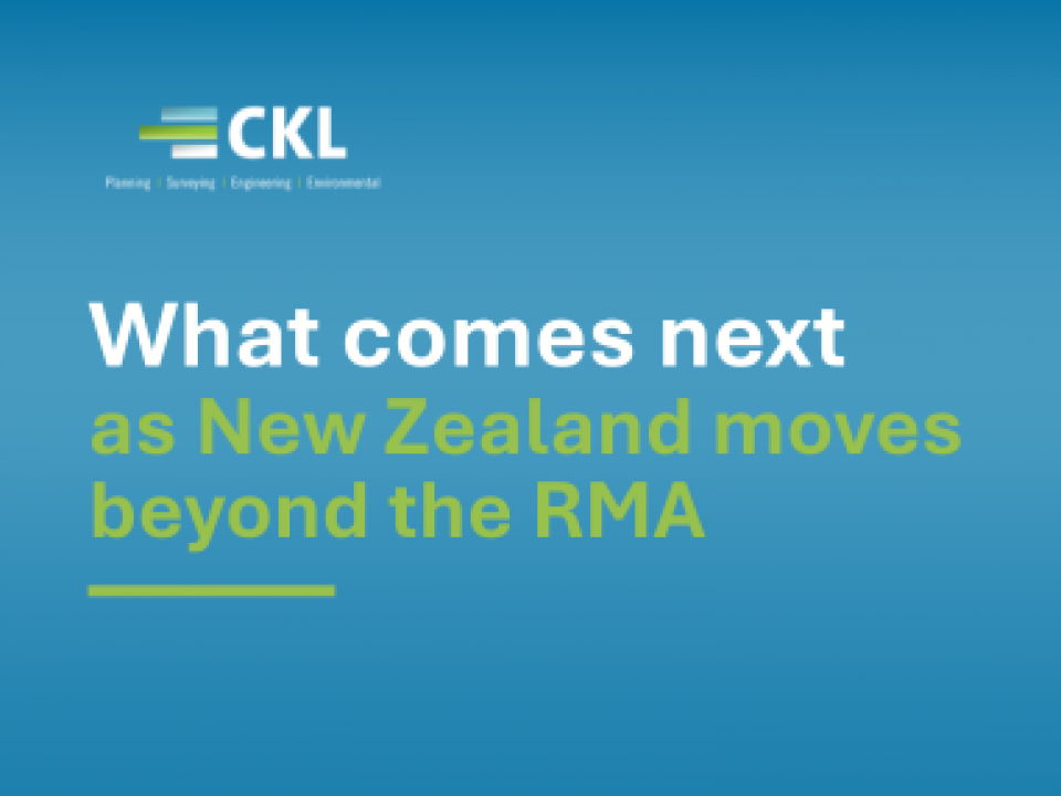 What comes next as New Zealand moves beyond the RMA